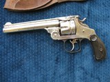Antique Smith &Wesson Double Action 44 Russian. Crisp And Tight As New. Excellent Bright Bore. With Antique Holster.. - 6 of 20
