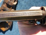 Antique Colt 1851 Navy. Some Nice Barrel Blue. 80% Cylinder Scene. Crisp And Tight As New. With Holster. Reasonable Price !!!! - 19 of 20