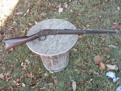 Antique 1873 Winchester 44-40 Caliber. Round Barrel. Excellent Bright Bore.. Excellent Mechanics. Shoots Great. MFG 1895.