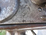 Antique Flintlock 1808 Contract Musket Made By Oliver Bidwell of Middletown Connecticut. Few Produced.. Lock Works Fine With Bayonet. - 4 of 20