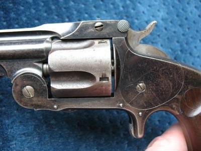 Extremely Rare Documented Smith & Wesson 1st Model Baby Russian With Aldritch Safety Plug Screw. Rare Blue Finish. S/N 265. Tight As New. - Image 3 of 20