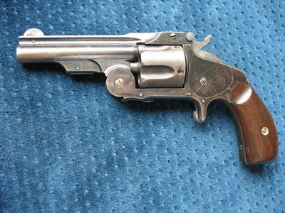 Extremely Rare Documented Smith & Wesson 1st Model Baby Russian With Aldritch Safety Plug Screw. Rare Blue Finish. S/N 265. Tight As New.