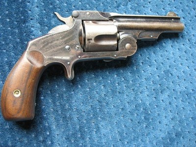 Extremely Rare Documented Smith & Wesson 1st Model Baby Russian With Aldritch Safety Plug Screw. Rare Blue Finish. S/N 265. Tight As New. - Image 5 of 20