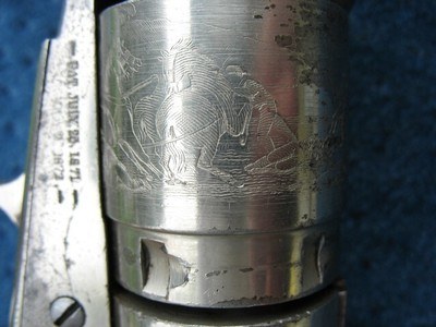 Antique Type 5 Breech Loader or Conversion..38 Caliber Center Fire. 80% Cylinder Scene. Crisp And Tight As A New Gun. Fine Condition. - Image 16 of 20