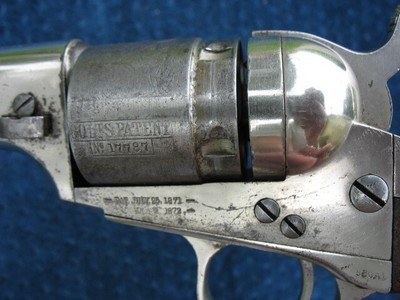 Antique Type 5 Breech Loader or Conversion..38 Caliber Center Fire. 80% Cylinder Scene. Crisp And Tight As A New Gun. Fine Condition. - Image 7 of 20