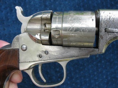 Antique Type 5 Breech Loader or Conversion..38 Caliber Center Fire. 80% Cylinder Scene. Crisp And Tight As A New Gun. Fine Condition. - Image 3 of 20