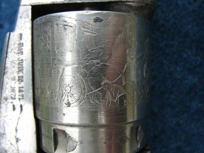 Antique Type 5 Breech Loader or Conversion..38 Caliber Center Fire. 80% Cylinder Scene. Crisp And Tight As A New Gun. Fine Condition. - Image 17 of 20