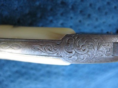 Antique Nimschke Engraved Smith & Wesson 1 1/2 Old Model or First Model.32 Rim Fire Excellent Pearl grips. Very Sharp Looking Gun. - Image 13 of 20