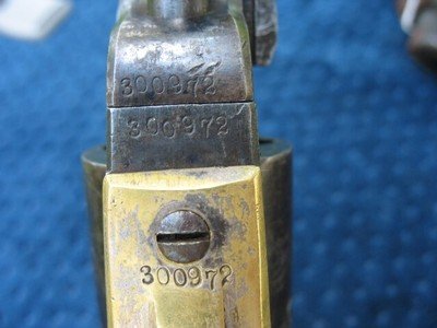 Antique Colt 1849 Pocket With 6 Inch Barrel. Lots Of Blue. With Original Form Fit Flap Holster. Both In Very Fine Condition. - Image 14 of 20