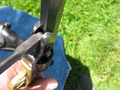 Antique Colt 1849 Pocket With 6 Inch Barrel. Lots Of Blue. With Original Form Fit Flap Holster. Both In Very Fine Condition. - Image 13 of 20
