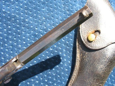 Antique Colt 1849 Pocket With 6 Inch Barrel. Lots Of Blue. With Original Form Fit Flap Holster. Both In Very Fine Condition. - Image 12 of 20