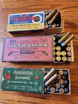 Remington and Winchester 32-20, Remington Western and Duramax 38-40, Hornady 450 Marlin - 4 of 6