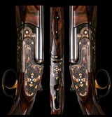 Perazzi Gold Custom Grade Sideplates 12 ga 30" 28ga 32" Combo - 3 of 10