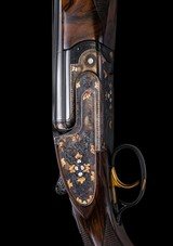 Perazzi Gold Custom Grade Sideplates 12 ga 30" 28ga 32" Combo - 5 of 10