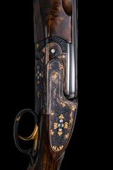Perazzi Gold Custom Grade Sideplates 12 ga 30" 28ga 32" Combo - 4 of 10