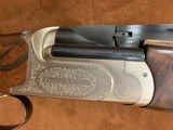 PERAZZI TRAP/ All Clay Sport COMBO, 3 NOTCHES, 12GA 34" UNSINGLE & 31 1/2" O/U, Pristine, CASED - 3 of 5