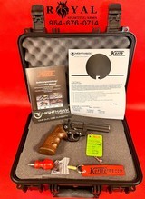 Korth mongoose 4” .357mag with carry case and extra rubber grip - 1 of 5