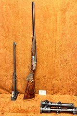 Arrizabalaga express rifle double barrel Swarovski scopes 375 H&H / .243 Win african dangerous game rifle - 3 of 21