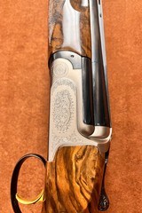 Perazzi MX8 Lusso engraved Nickel Reciever exhibition grade stock 32" - 6 of 12