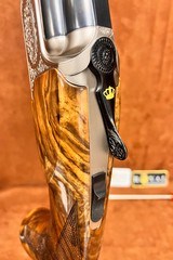 Perazzi MX8 Lusso engraved Nickel Reciever exhibition grade stock 32" - 7 of 12