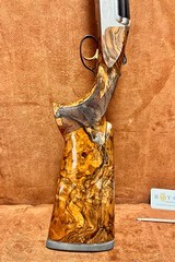 Perazzi MX8 Lusso engraved Nickel Reciever exhibition grade stock 32" - 9 of 12