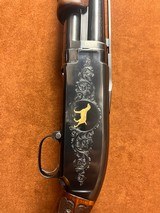 Pair of consecutive Winchester model 12 engraved as shown in the bookof Winchester engraving by R.L. Wilson REDUCED - 6 of 15