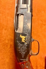 Pair of consecutive Winchester model 12 engraved as shown in the bookof Winchester engraving by R.L. Wilson REDUCED - 5 of 15