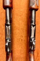 Pair of consecutive Winchester model 12 engraved as shown in the bookof Winchester engraving by R.L. Wilson REDUCED - 7 of 15