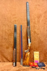 Zoli Z-Sport 32” Sporter 12ga with  20 ga sub gauge tubes and additional carrier barrel with 28ga tubes , all 32