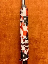 Remington 1100 Competition 30" Sporter with gorgeous US Flag stock upgrade - 10 of 11