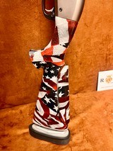 Remington 1100 Competition 30" Sporter with gorgeous US Flag stock upgrade - 8 of 11