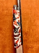 Remington 1100 Competition 30" Sporter with gorgeous US Flag stock upgrade - 11 of 11