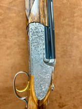 Perazzi MX8 Custom engraved12ga. 32" with spectacular engraving , sideplates, and exhibition grade stock! - 6 of 12