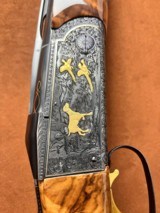 Krieghoff Model 32 Crown grade Spectacularly engraved four barrel set 28