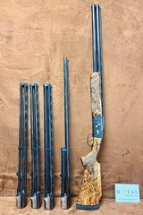 Krieghoff Model 32 Crown grade Spectacularly engraved four barrel set 28