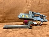 Perazzi Receiver, Forend Iron, and Trigger - Custom Engraved by Max Gobbi with Gorgeous Gold Inlay - 2 of 6