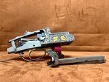 Perazzi MX8 SCO Receiver, Forend Iron, and Trigger - Custom Engraved by Max Gobbi with Gorgeous Gold Inlay