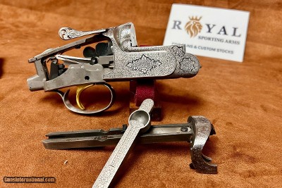 Perazzi MX8 SCO ReceiverCustom engraved by Max Gobbi