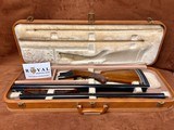 Browning Superposed skeet 12ga / 20ga two barrel combo set gorgeous wood - 14 of 14