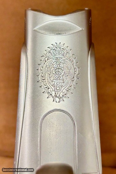 Perazzi MX8 Lusso Engraved Receiver / Trigger and Iron Full Nickel Upgrade - Image 5 of 11