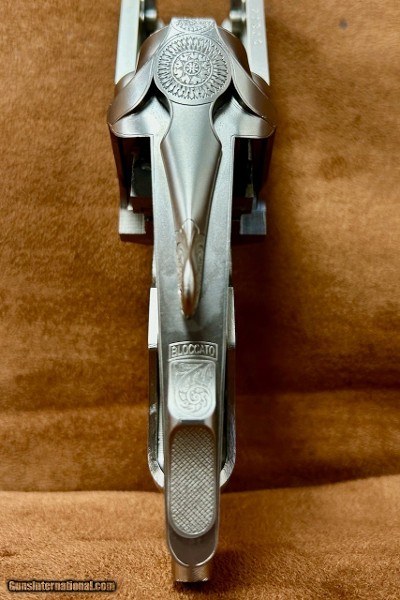 Perazzi MX8 Lusso Engraved Receiver / Trigger and Iron Full Nickel Upgrade - Image 8 of 11