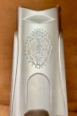 Perazzi MX8 Lusso Engraved Receiver / Trigger and Iron Full Nickel Upgrade - 5 of 11