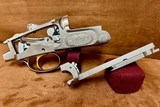 Perazzi MX8 Lusso Engraved Receiver / Trigger and Iron Full Nickel Upgrade