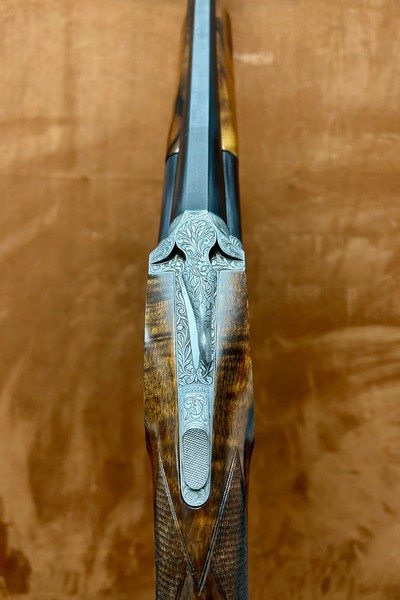 Perazzi Custom Grade Western Indian Theme Sideplates MX8 12GA 29.5