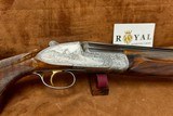 Perazzi Custom Grade Western Indian Theme Sideplates MX8 12GA 29.5