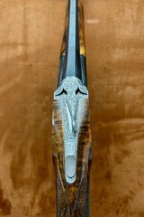 Perazzi Custom Grade Western Indian Theme Sideplates MX8 12GA 29.5
