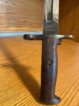 WWI US M1903 Springfield Armory Rifle Bayonet 1919 - 8 of 9