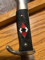 Authentic Hitler Youth Knife & Scabbard RZM M7/36 - 1 of 6