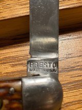 Vintage Geo. Schrade PRESTO Automatic Paratrooper Knife - 5 of 6