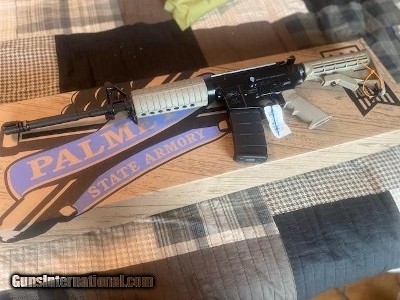 AR 15 PSA PA-15 16" M4 PHOSPHATE 5.56 NATO 1/7 CLASSIC RIFLE, FLAT DARK EARTH